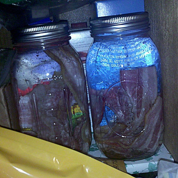 Can also be used as emergency bacon and booze rations.