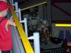 Robot from Short Circuit and an astromech droid from the entry to the Star Tours ride