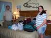 Nathan and Crystal in one of the condo bedrooms