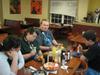 Liz, Jen, John, and Dylan at the traditional post-con Golden Corral gorging