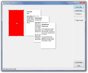 nanDECK Virtual Table