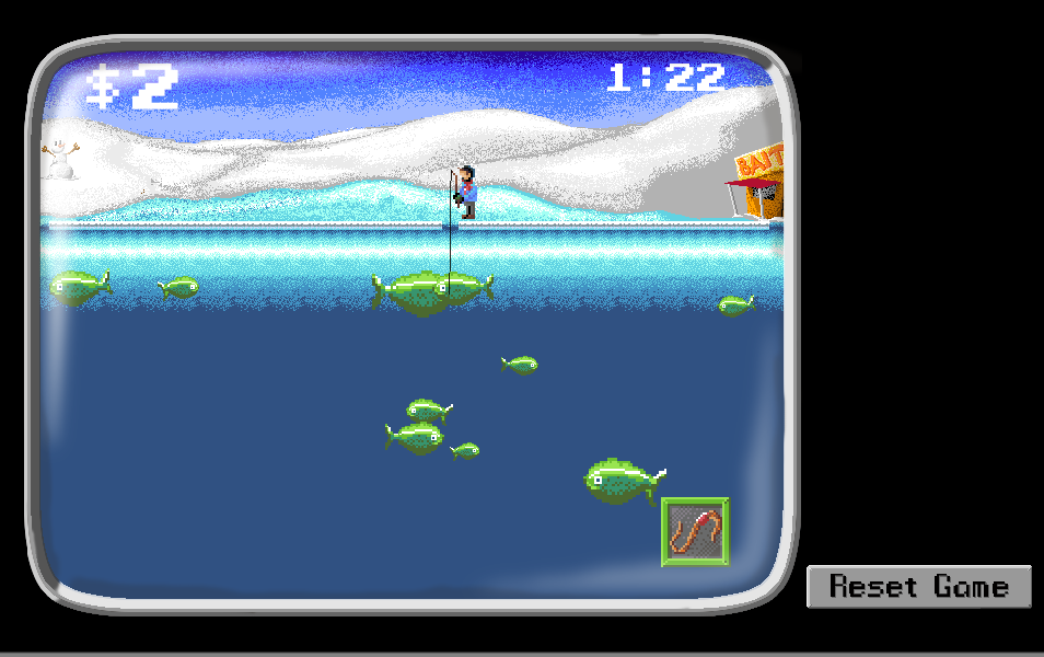 Ludum Dare 31 entry: Ice Fishing Derby 